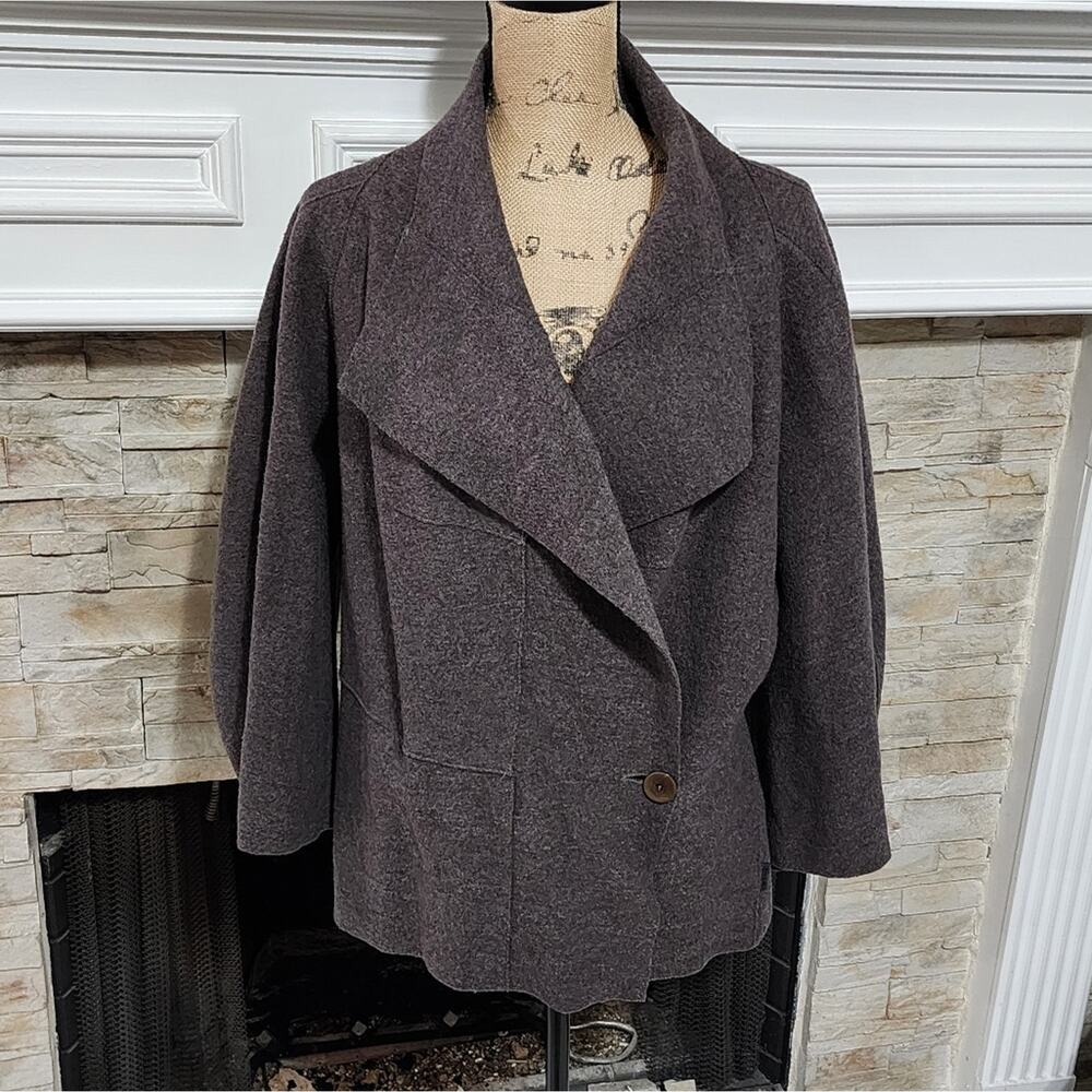 Oska 100% Virgin Boiled Wool Jacket Blazer Size III‎ US XL